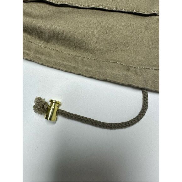 NWT Sofie Schnoor Women’s Green Cotton Parka Métal Stars Trim Sz 40 EU/ 4 US - Picture 12 of 16